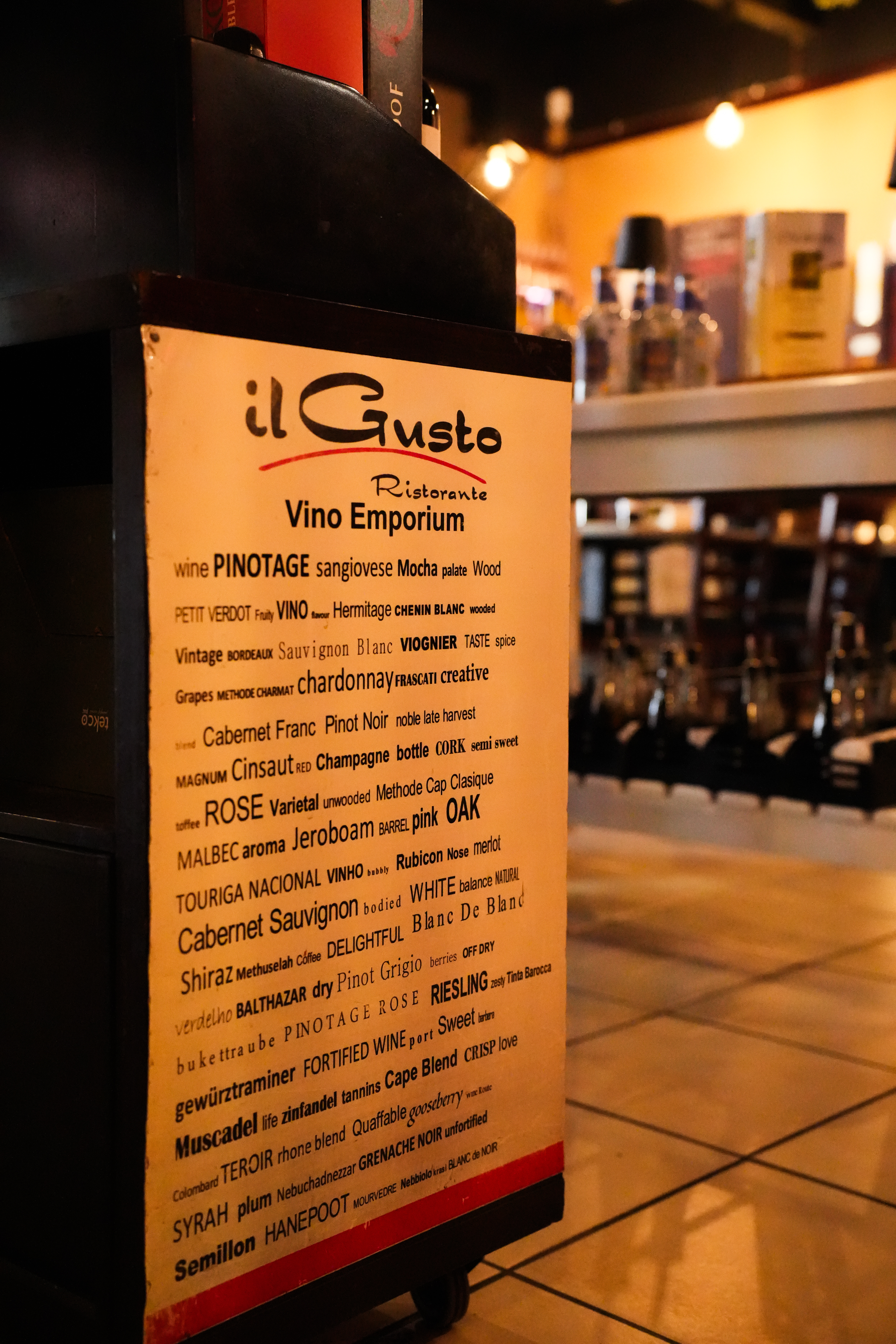 Wine sign